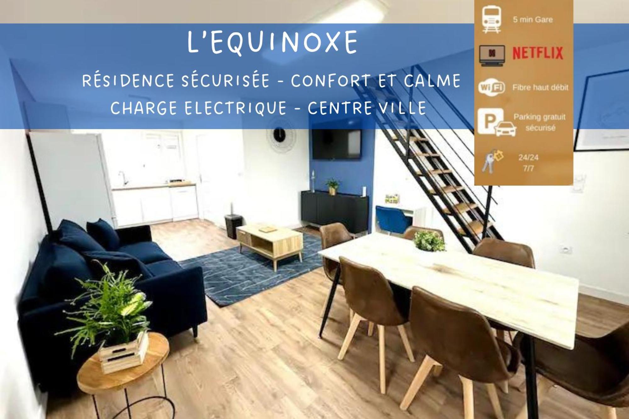 L'Equinoxe - Parking Prive - Zapart'Hotels Malesherbes Exterior photo